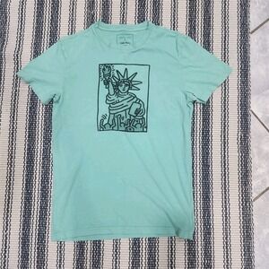 American Eagle x Keith Haring Graphic Tee Statue of Liberty Size S